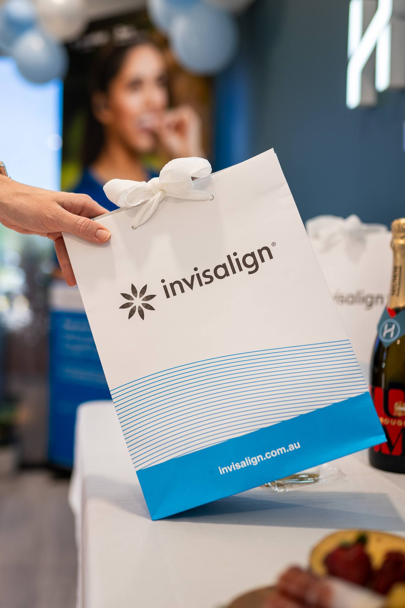 Invisalign patient welcome pack at Helix Dental, Mermaid Waters